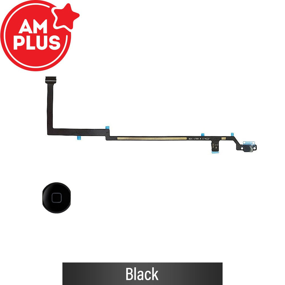 Red Home button with Flex Cable for iPad Air 1-Black Red Home button with Flex Cable for iPad Air 1-Black